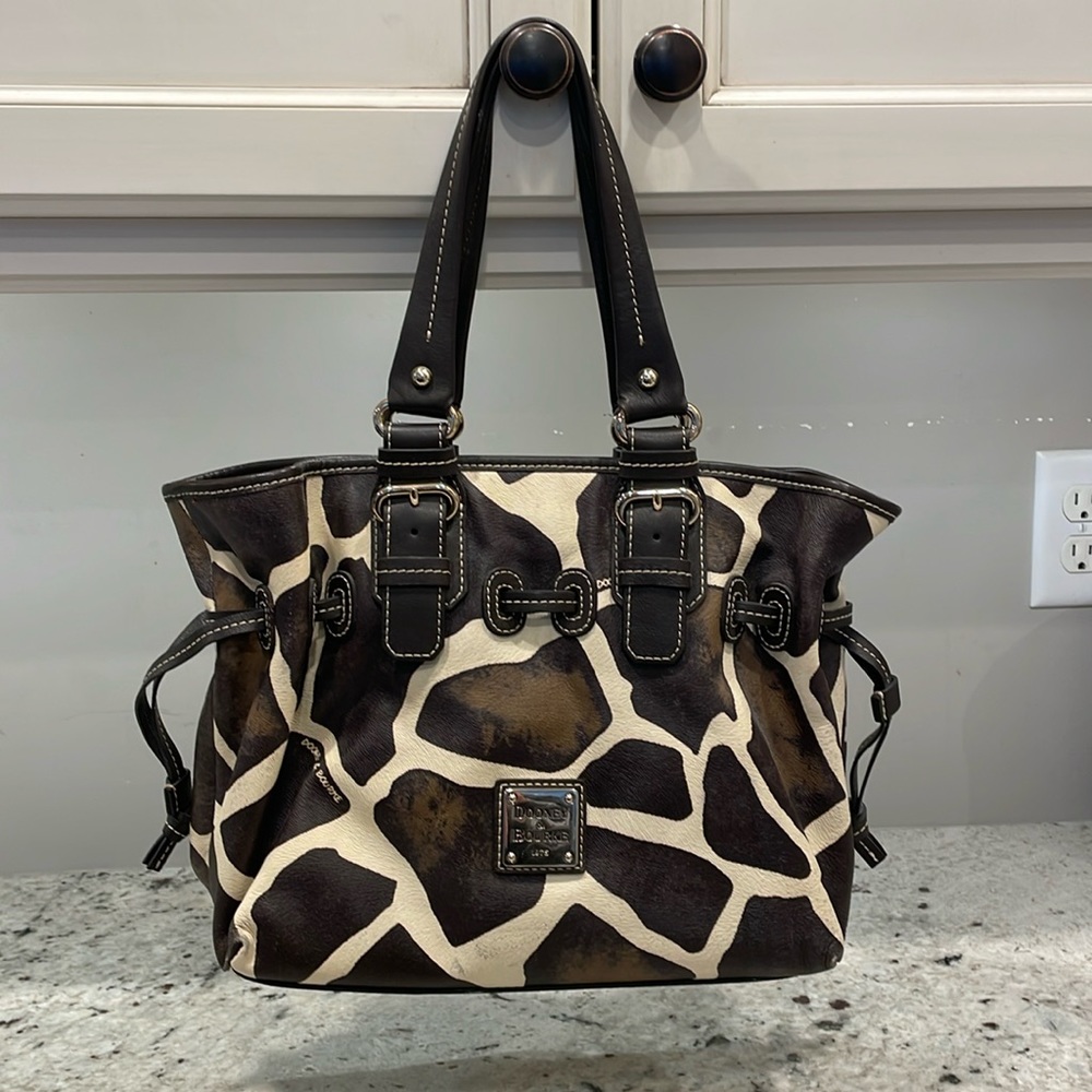 Giraffe Print Dooney & Burke purse